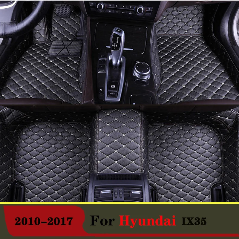 Car floor mats For Hyundai ix35 2017 2016 2015 2014 2013 2012 2011 2010 Car Floor Mats Decoration Protect Auto Interior Accessor