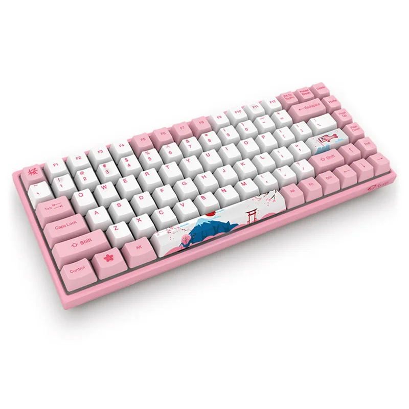 Оригинальная механическая клавиатура AKKO 3084 World Tour с Bluetooth для игры 84 клавиши 85% PBT