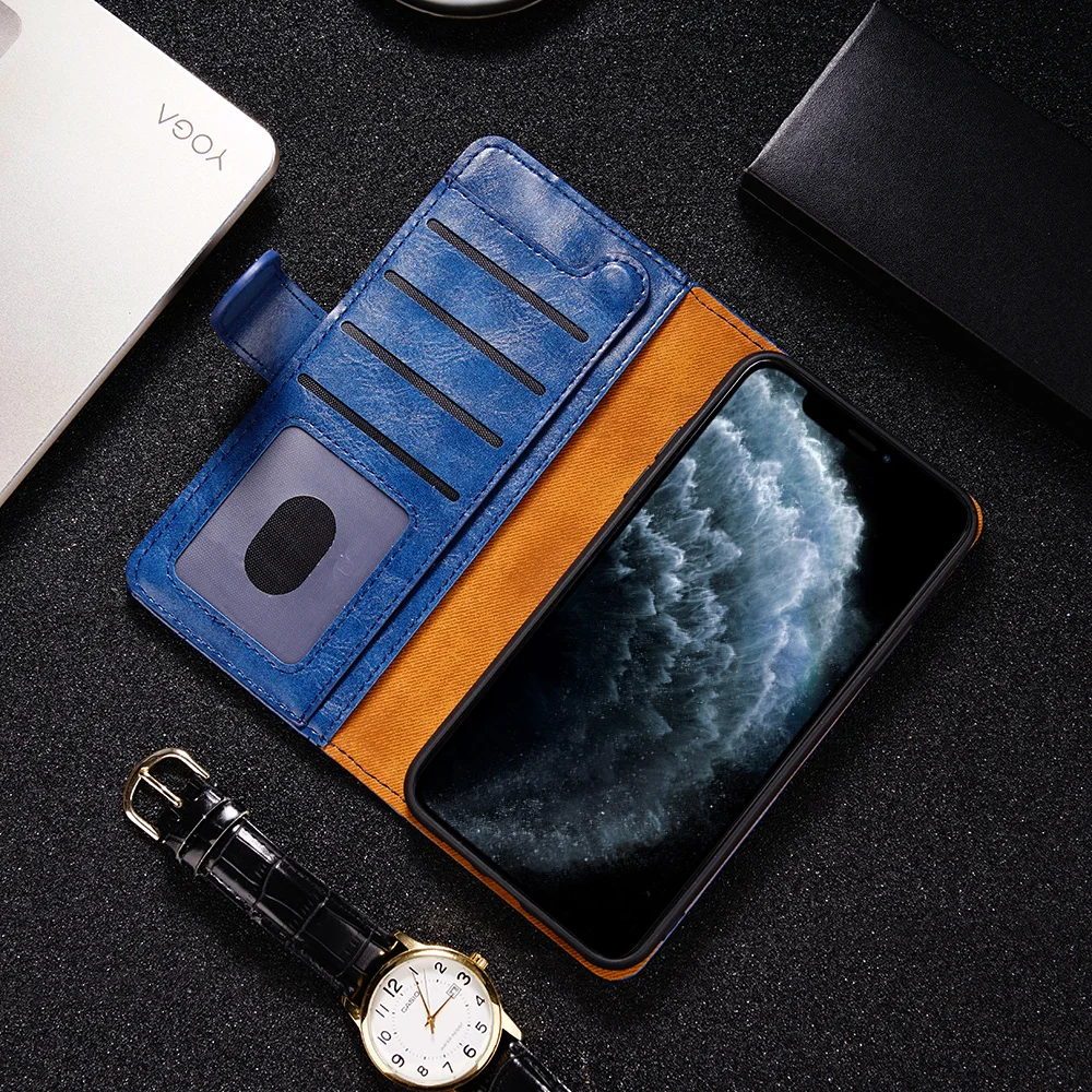 10 шт. кожаный чехол книжка с бумажником для OPPO Reno A z 3 3Pro A91 F15 K5 Realme XT X2 5Pro