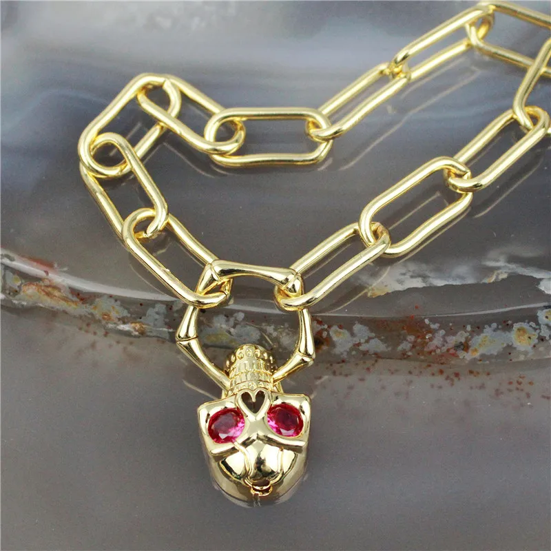 10 шт./лот новый дизайн красочный браслет cz покрытый черепом кубический циркон