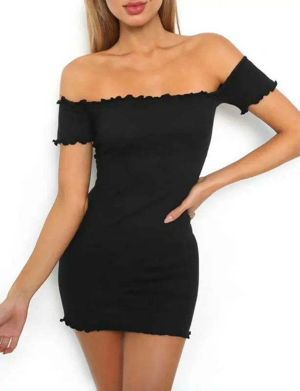 Модное женское сексуальное облегающее вечернее коктейльное короткое