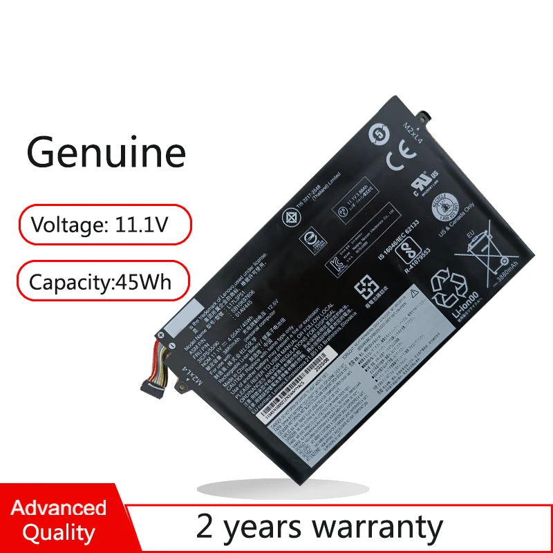 

L17M3P51 01AV445 01AV446 01AV448 SB10K97606 L17L3P51 L17C3P51 Battery For Lenovo ThinkPad E15 E480 E490 E495 E580 E585 E590 E595