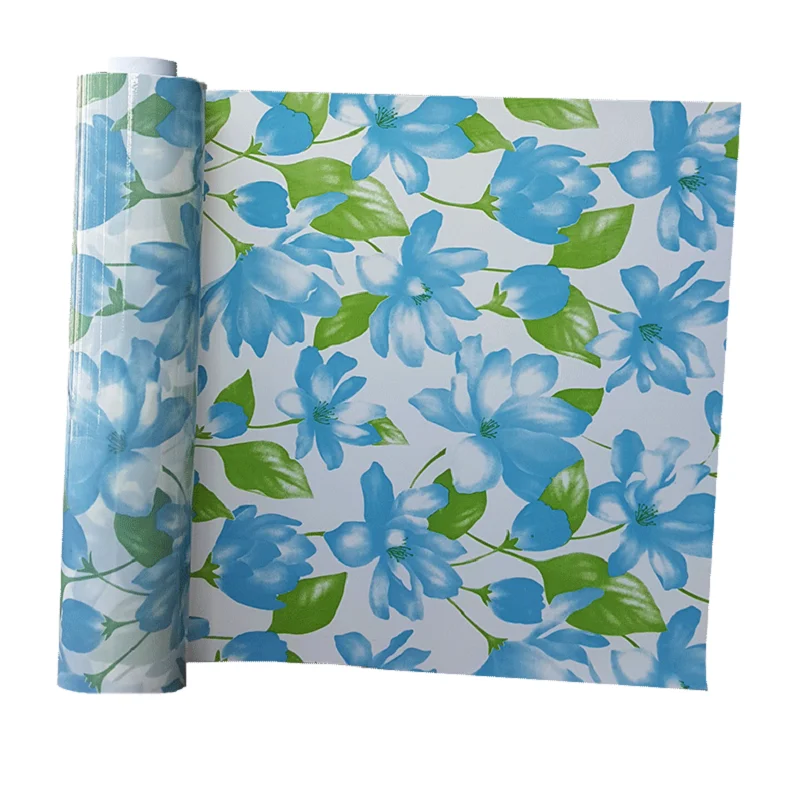Стеклянная пленка Blue Flower из ПВХ съемная защита от непогоды многоразовая