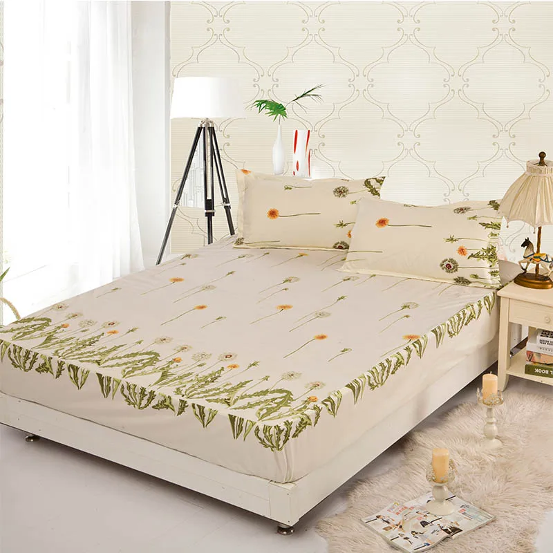 Linen BeddingOutlet Polyester Bedding Set Beautiful Floral Printed Soft Bedclothes Cover with 2 Pillowcases Bed New | Дом и сад