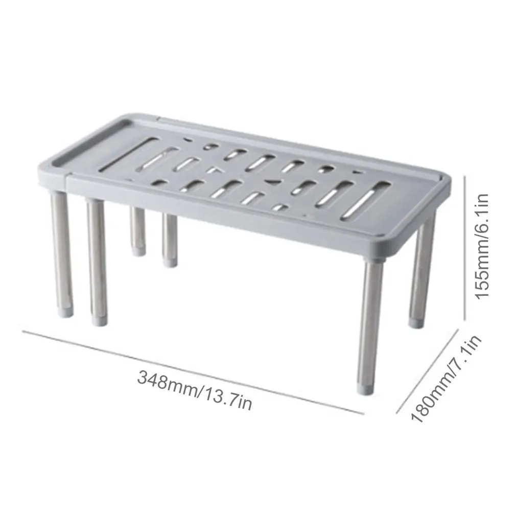 

Adjustable Home Closet Organizer Storage Shelf for Kitchen Space Saving Storage rack Foldable Cabinet Holders Home Storage