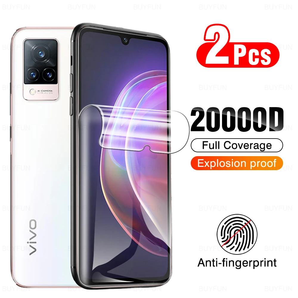

2 шт. гидрогель пленка для Vivo V21 4G 5G V20 V20 Pro V20 SE HD Экран протектор для vivo v21 5g 4g v20 v20 pro v20 se с обмоткой эластичной пленкой