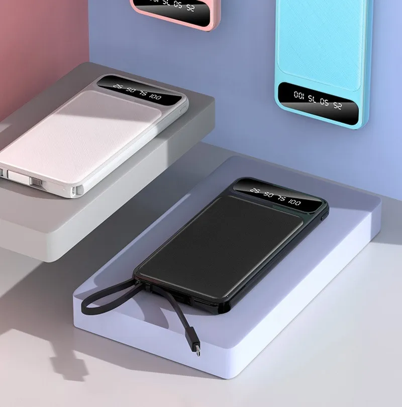 30000mAh большой Ёмкость мобильный Мощность Портативный быстро Зарядное устройство