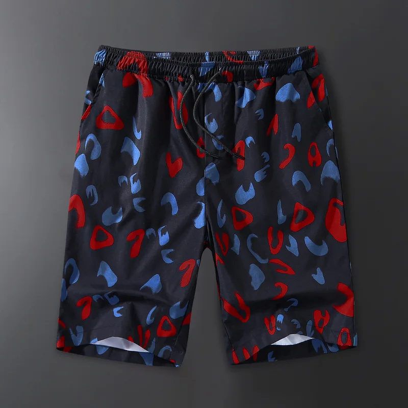 

New Arrival Fashion Super Large Summer Beach Loose Flower Shorts Casual Elastic Waist Print Plus Size 3XL4XL 5XL 6XL 7XL 8XL 9XL