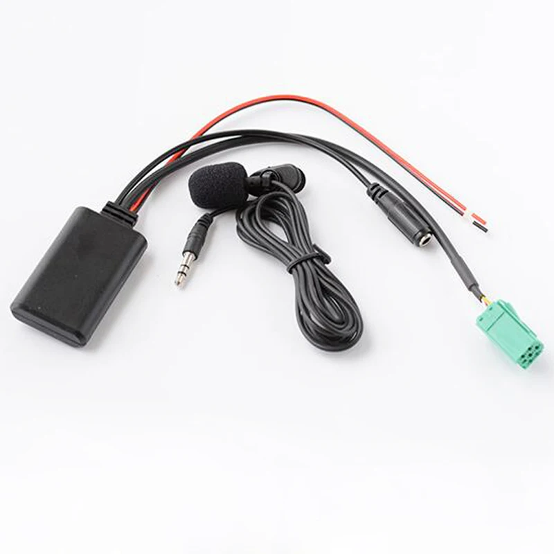 Biurlink 150 см Автомобильный Bluetooth Aux кабель микрофон гарнитура для телефонных