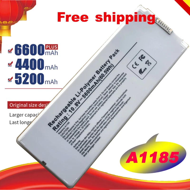 Аккумулятор для ноутбука Apple MacBook 13 дюймов A1185 A1181 MA561 MA561FE/A MA561G/A MA254 60
