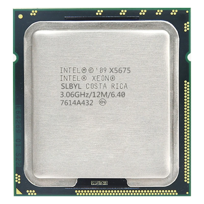 Настольный комплект материнской платы X58 с вентилятором радиатора E5 5675|x58
