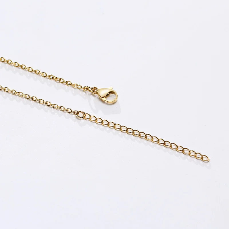 

Vnox Simple Hollow Triple Goddess Bar Necklaces for Women, Anti Allergy Stainless Steel Female Collar Gifts Jewelry