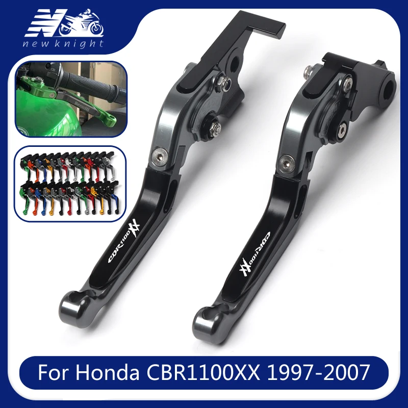 

Для Honda CBR1100XX CBR 1100 XX 1997-2007 Регулируемая Складная Выдвижная Мотоцикл с ЧПУ Алюминиевый тормоз сцепления аксессуары для рычагов