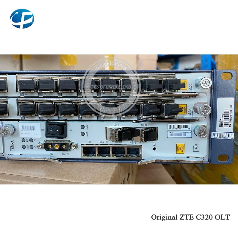 ZTE 32 порта 10G OLT C + Gpon C320 Olt 1 * SMXA/3 PRAM (110V 220V) 2 GTGH 16PONt Board Olt|Детали устройств связи| |