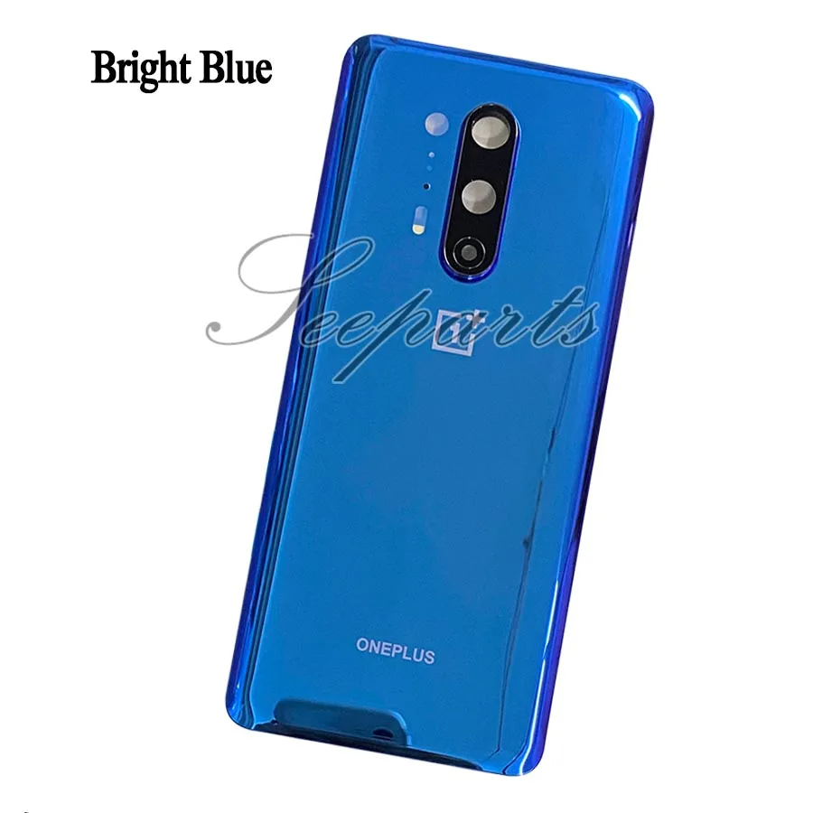 Оригинальный чехол для OnePlus 8 задняя крышка батарейного отсека заднее стекло Oneplus