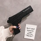 Fanny 3D Gun Vormige Kettingen Vrouwen Schoudertassen роскошная сумка через плечо, Женская шикарная Сумка-клатч маленького размера Portemonnees