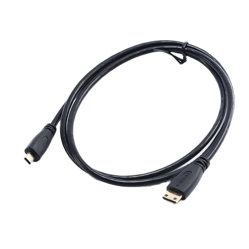 

HD V1.4 Mini HD Male To Micro HDTV Male Video HDMI-compatible Cable Cord Type C To D Adapter High Quality For DV Phone 0.3M 1M