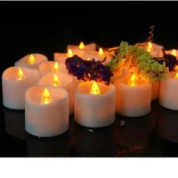 9pcs led electronic candle night light with clip christmas day party birthday wedding interior decoration energy saving lighting