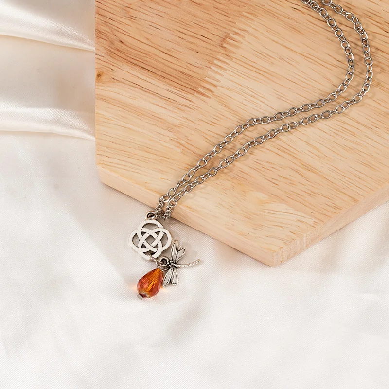 

Vintage Necklaces For Women dragonfly Silver Color Chain Crystal Chokers Necklace 2021 Trendy New Jewelry Female Collar Gifts