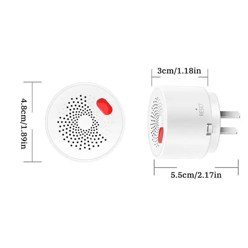 Smart Life Tuya wifi Air Alarm formaldehyde VOC carbon dioxide temperature humidity Sensor Automation Detector US Plug | Инструменты