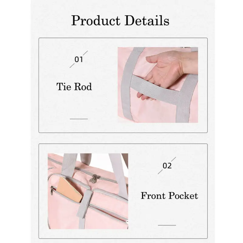 

Casual Travel Bags Clothes Luggage Storage Organizer Collation Pouch Cases Accessories Supplies Gear Items Stuff Case duffle bag