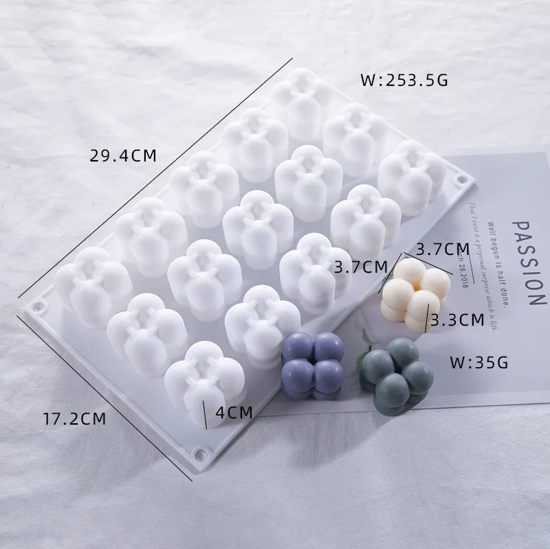 Форма сделай сам для свечей форма восковых пластырь ароматерапии свеча 3D