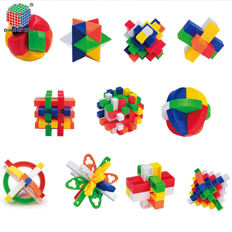 Родитель ребенок ABS пластик Любань блокировка отверстия пазл с замком