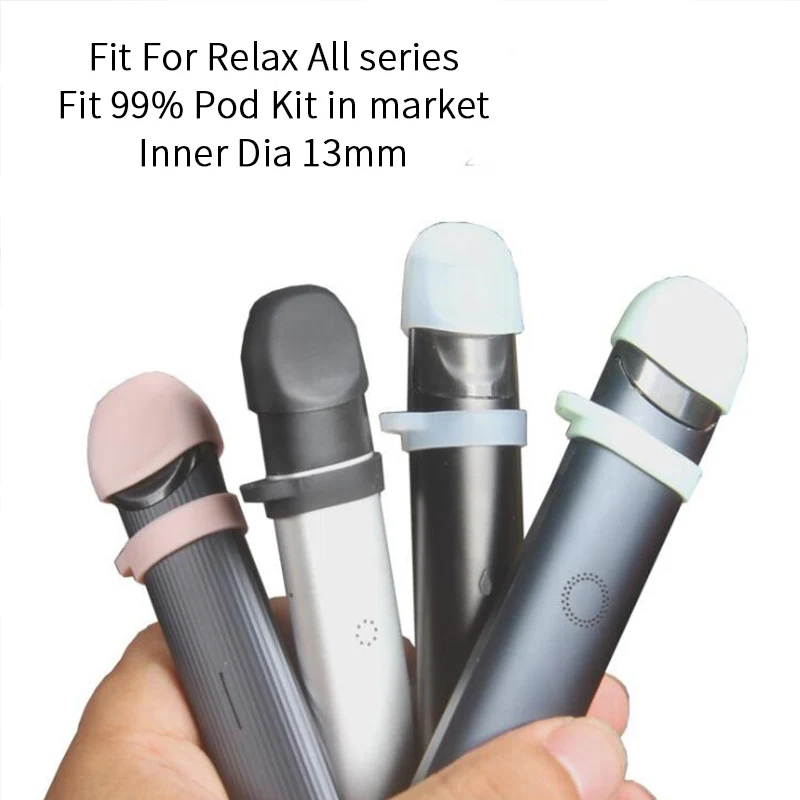 

Silicone Dustproof Cap for Relx for Relx Infinity Essential Device 13mm Rubber CapFor JUUL Vape Pod System Kit Vape Accessory