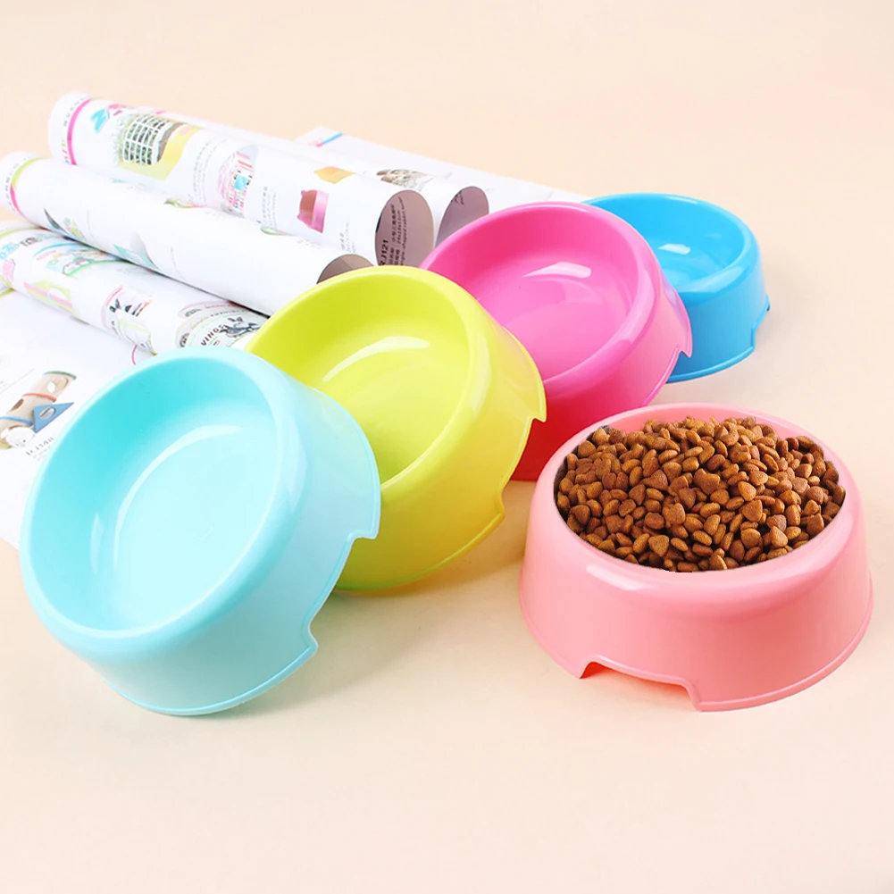 Пластиковые миски для еды домашних животных хранения воды собак