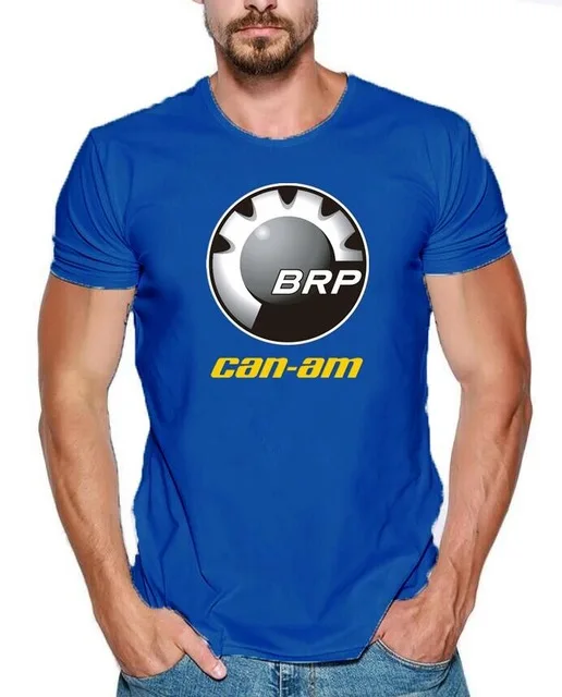 

2020 Men Print TShirt Mens Short NEW Can-Am T-shirt summer short-sleeved tshirt CAN-AM BRP cool T-Shirt