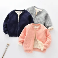 new 0 2 yrs baby knitting jacket autumn long sleeve newborn baby coat thin knitted outwear for kids clothes tops girls