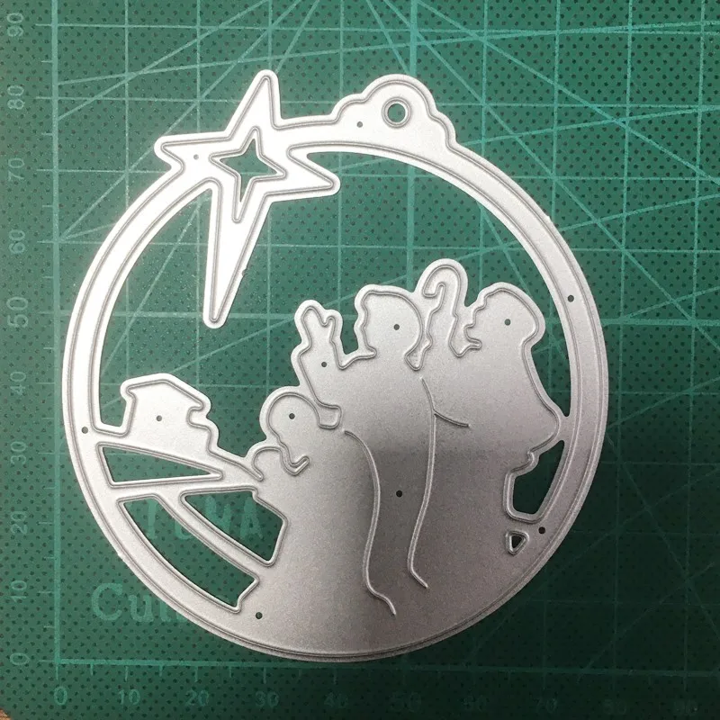 

Nativity Scene Ornament Metal Cutting Dies 2020 New Stencils dies DIY Scrapbooking dies Embossing Paper Cards Making Craft dies