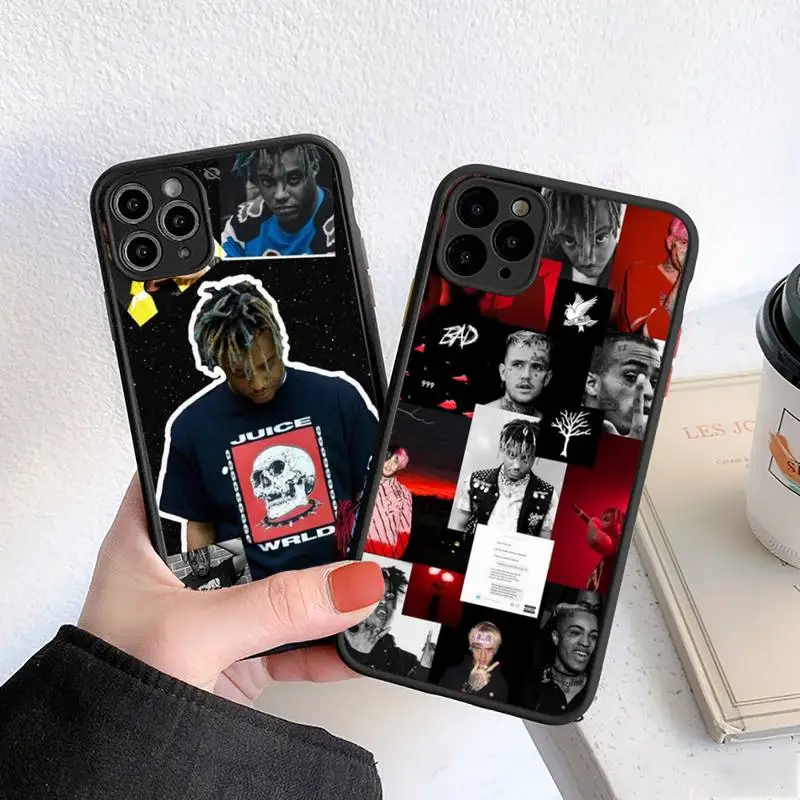 

Rapper Juice WRLD Phone Case For iphone 13 12 11 8 7 plus mini x xs xr pro max matte transparent cover