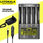 Liitokala Lii-500 Lii-M4 Lii-500S Lii-S8 Lii-600 LCD 3,7 V 18650 18350 18500 21700 14500 AA NiMH литиевый аккумулятор