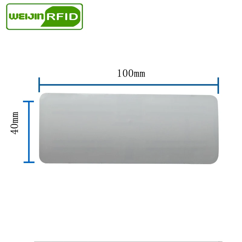 UHF RFID ультратонкая анти-металлическая бирка confidex silverline 915m 868m Impinj M4QT 50 шт.