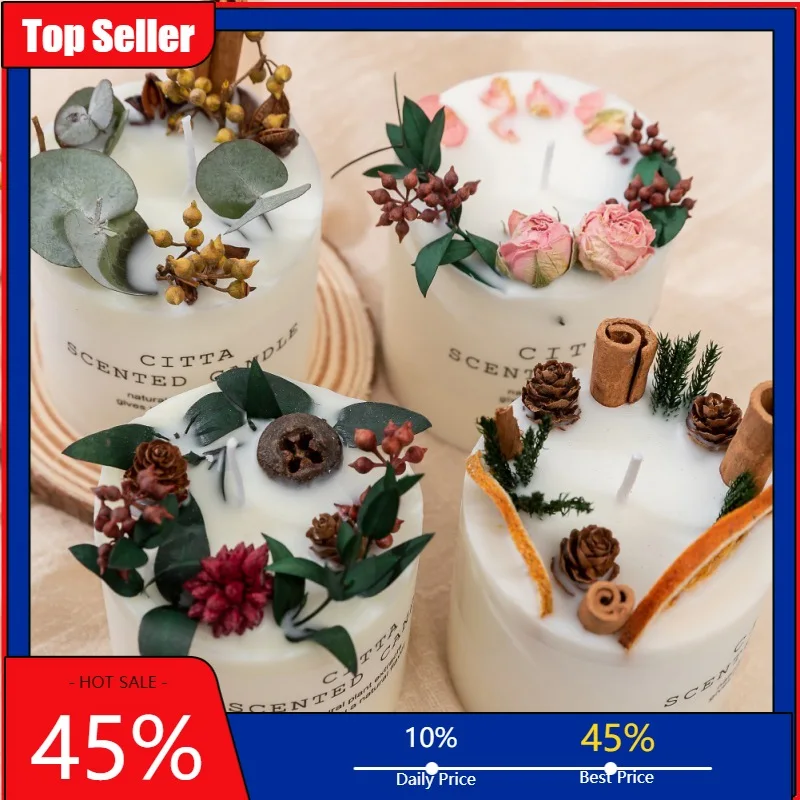 

Mori Series Scented Candles Home Decoration Soy Wax Christmas Birthday Valentine's Day Gift Wedding with Souvenir
