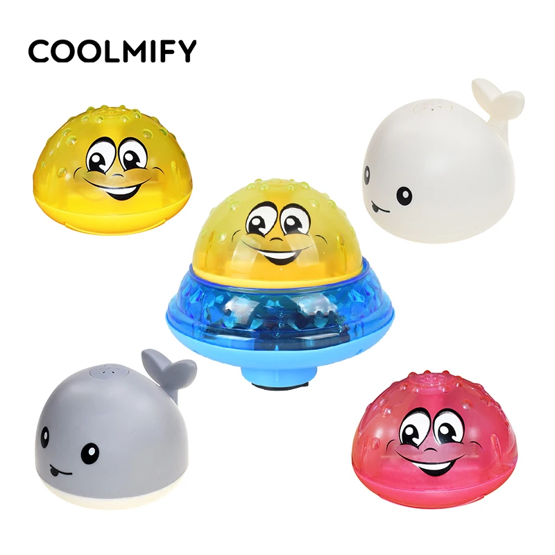 Игрушка для купания в воде с распылителем малышей мигающий светодиодный