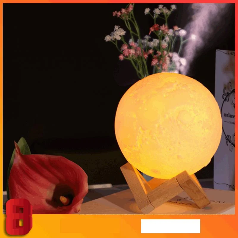 Лидер продаж светильник в виде Круга и Луны 3 цвета ночной Светильник для дома