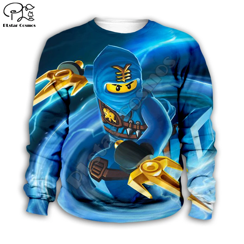 

Boys Sweatshirts Legoes Long Sleeved Baby Ninjago Girls Hoodies Children Spring Autumn Clothes Toddler Out Style-4