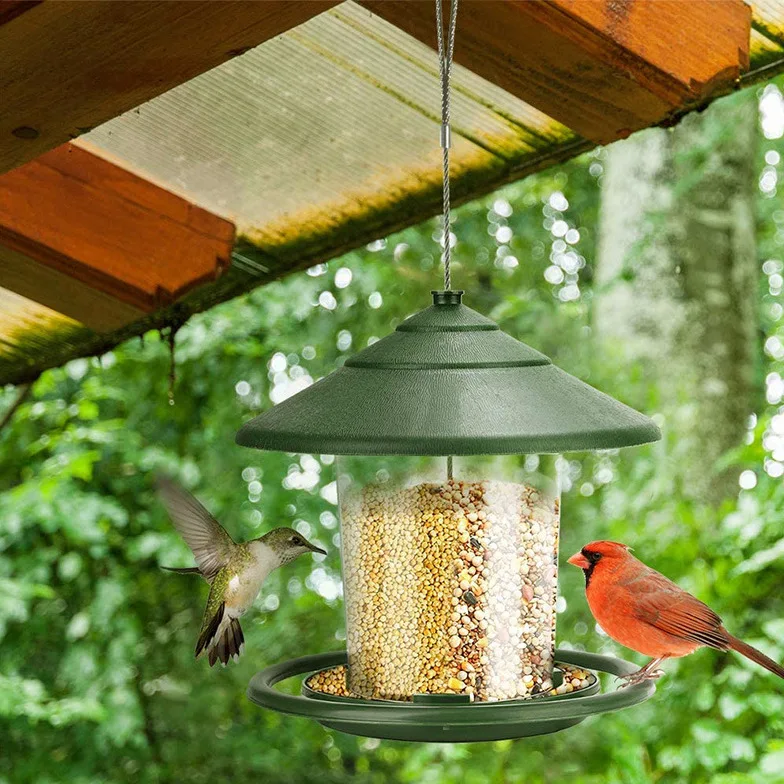 

New Bird Feeder Outdoor Automatic Hummingbird Feeder Garden Hummingbird Suspended Feeder Pet Supplies Bird Feeding Supplies