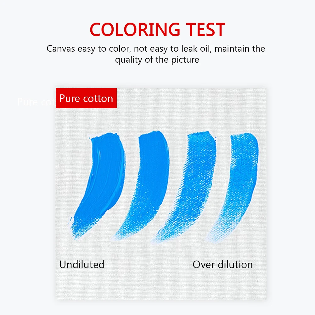 

24Pcs Cotton Wood Frame Oil Painting Canvas White Blank Square Painting Plate Board Frame DIY Craft Para Escolar Art Supply