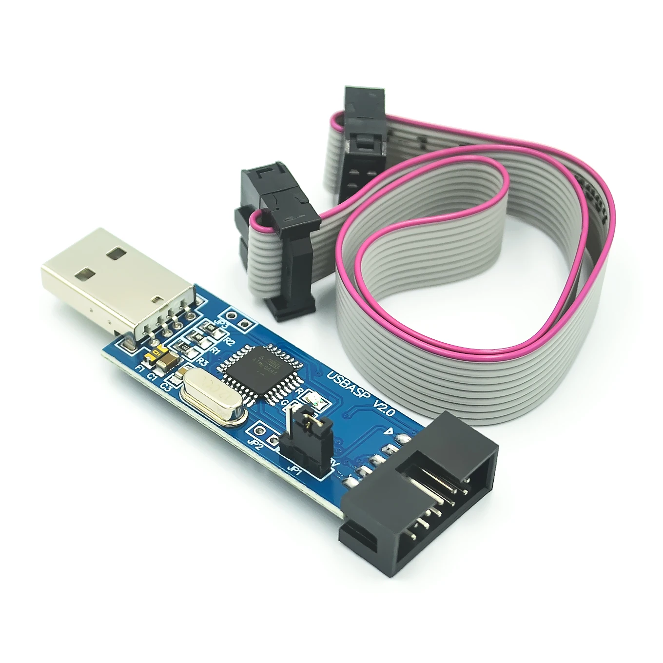 USBASP USBISP AVR программатор USB ISP ASP ATMEGA8 ATMEGA128 с поддержкой Win7 64K|Интегральные схемы| |