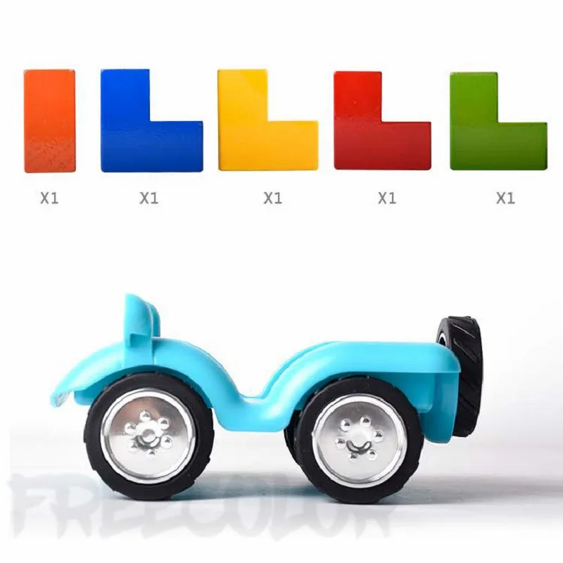 Умный пазл игра в автомобиль 60 вызовов с решением Обучающие игрушки IQ для детей