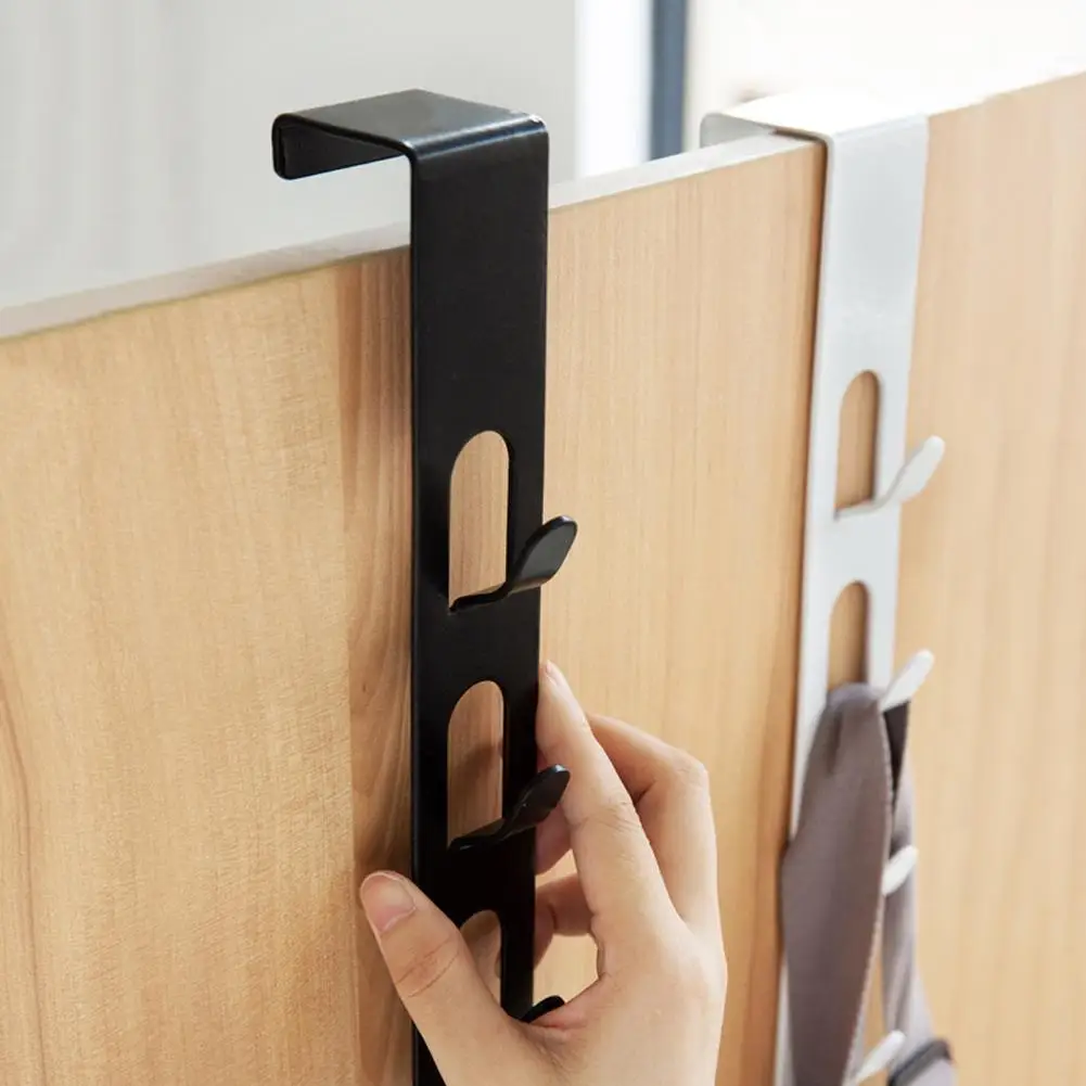 

Punch-free Multi-function Metal Wall Hanger Living Room Back Style Hook Rack Hat Clothes Bag Hanger Hook Holder Home Organizer