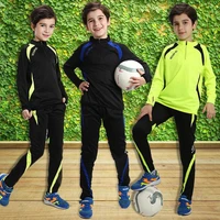 football training suit long sleeved suit childrens sportswear uniform girl boy football uniform football set soccer jersey set