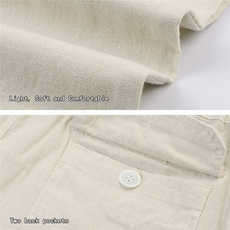 

Jodimitty Linen Trousers for Men Wide Cargo Pants Summer Oversize Plus Size Linens Streetwear Spring Men's Clothing 2021 Autumn