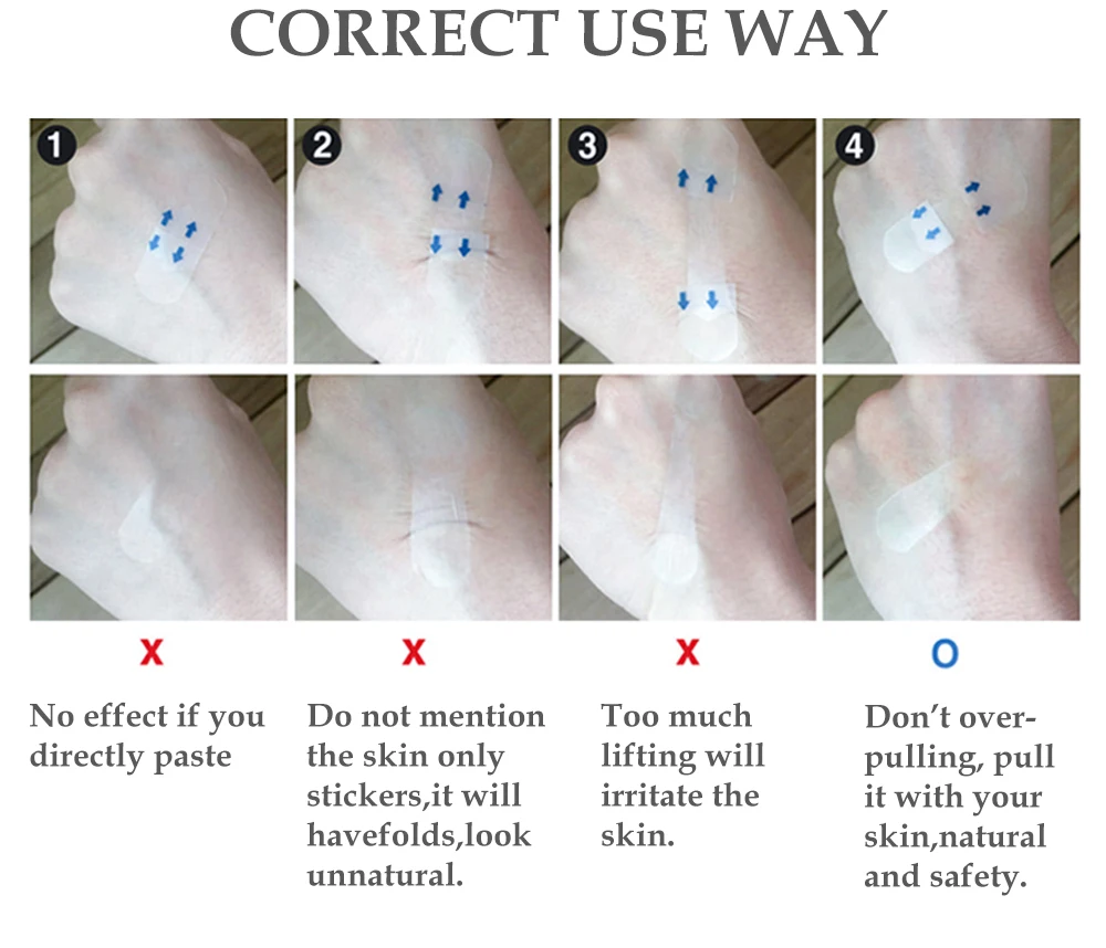 Невидимая тонкая наклейка для лица Yoxier лента подтяжки V-образная клейкая