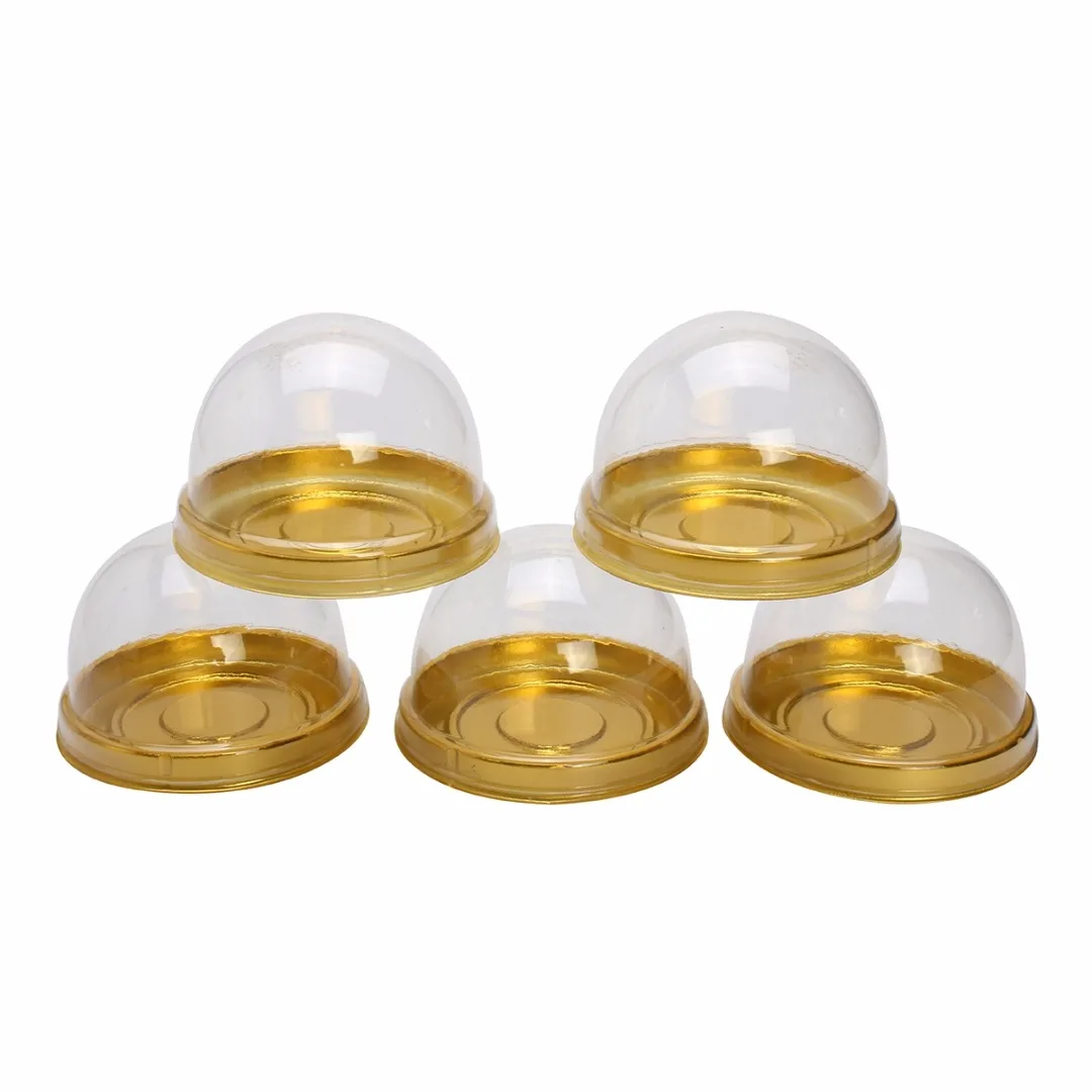 50pcs Cupcake Box Clear Plastic Cake Packing Boxes Mini Cases Muffin Pod Dome Cup Case Party Mold Deco Tools | Дом и сад