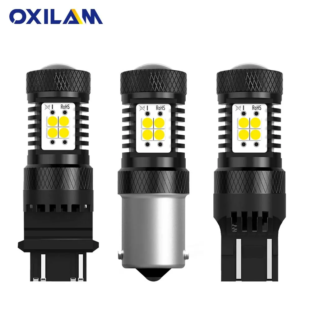 

2 шт. T20 7443 W21/5W W21W светодиодный светильник Canbus 3157 P27W P27/7W T25 запасной задний светильник BA15S 1156 P21W P21/5W DRL автомобильные лампы