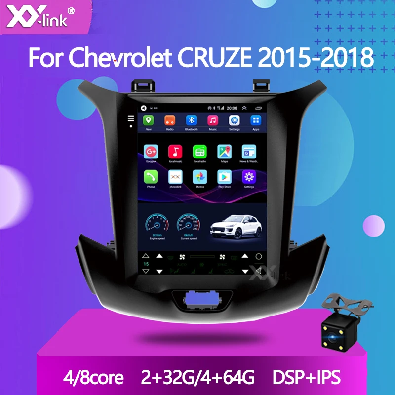 

9.7"Tesla Style Screen Android 10.0 Car Radio DVD Multimedia Player For Chevrolet CRUZE 2015-2018 GPS Navigation System Audio